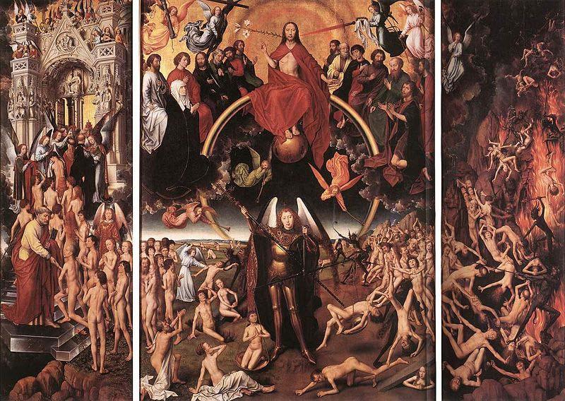 Hans Memling The Last Judgment Triptych oil painting image